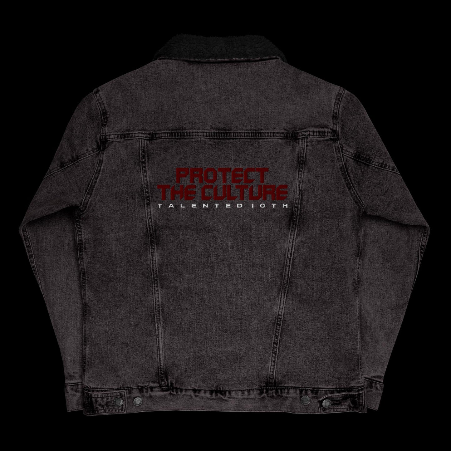 Unisex denim sherpa jacket