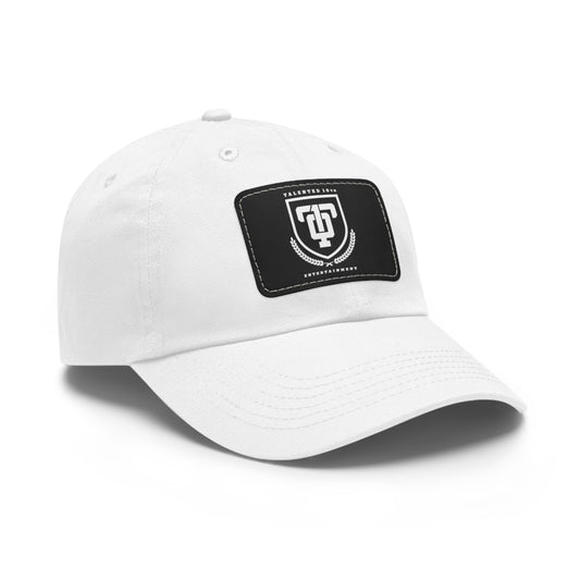 Minimalist Dad Hat with Leather Patch (Rectangle)