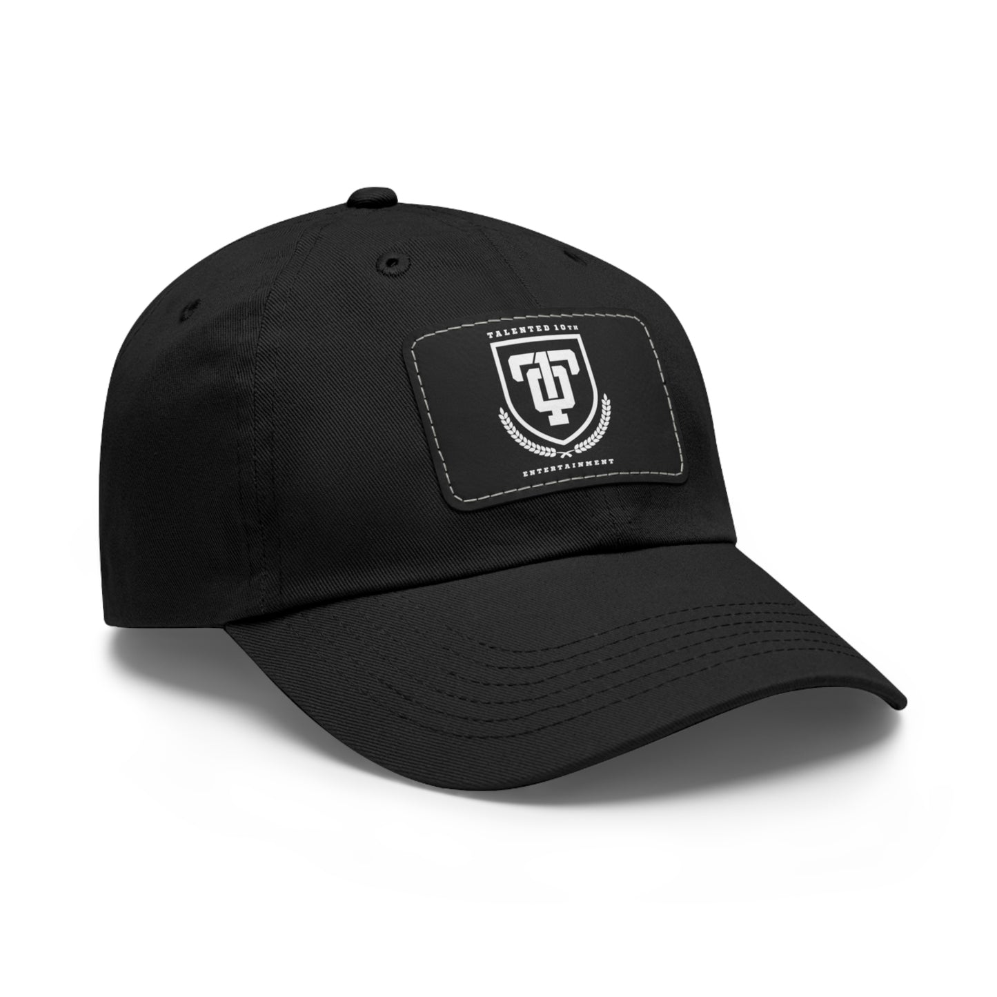 Minimalist Dad Hat with Leather Patch (Rectangle)