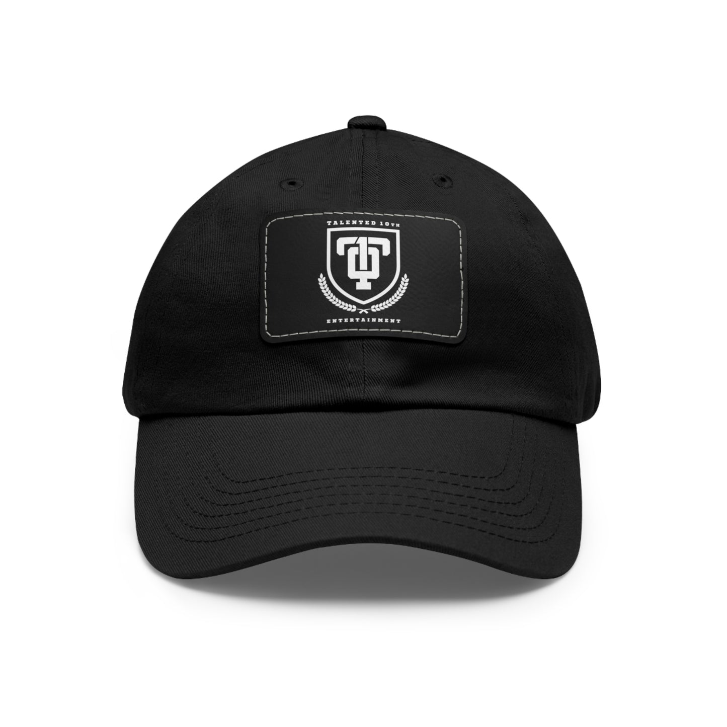 Minimalist Dad Hat with Leather Patch (Rectangle)