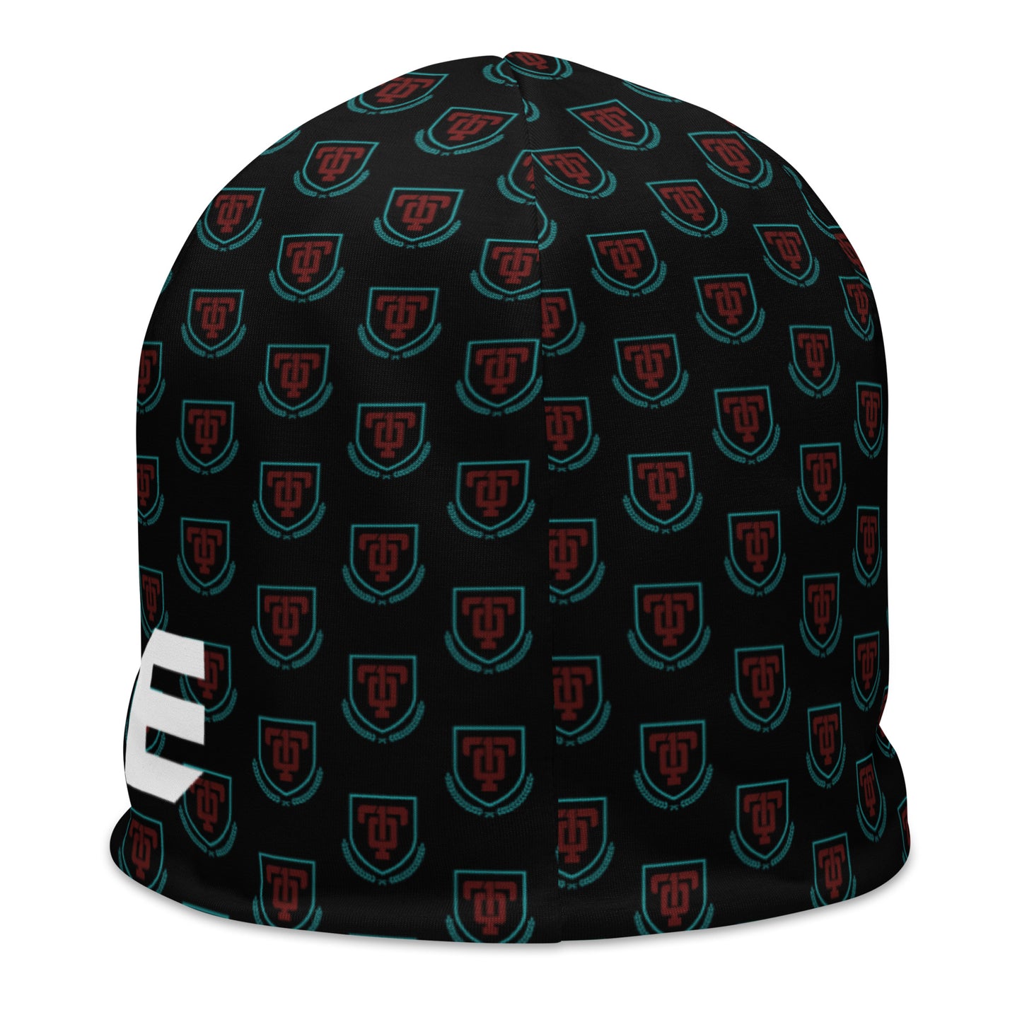 Old Money All-Over Print Beanie Black