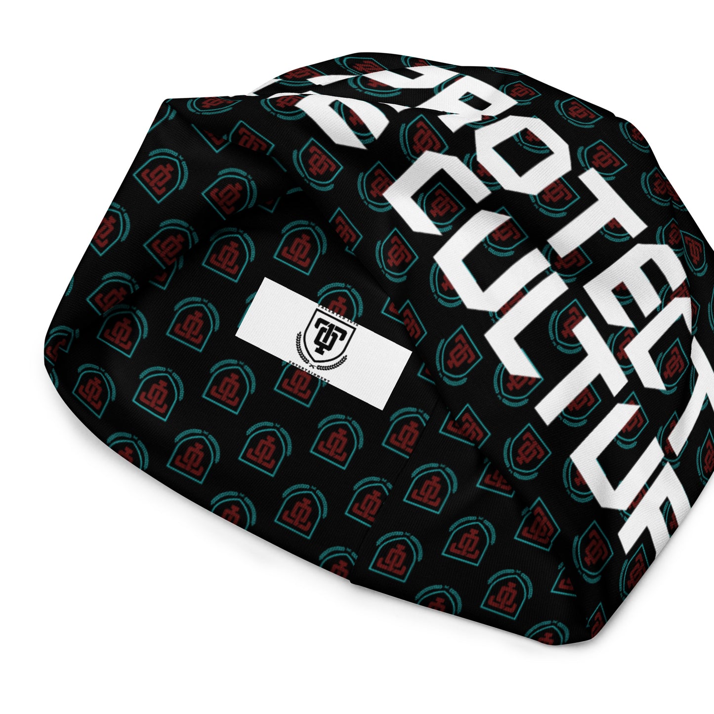 Old Money All-Over Print Beanie Black