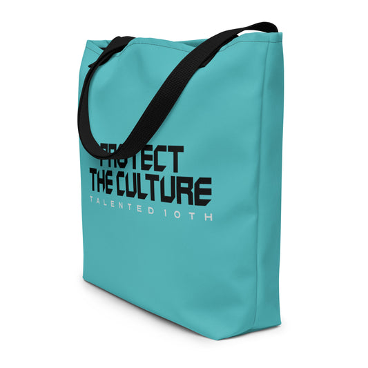 Minimalist All-Over Print Large Tote Bag