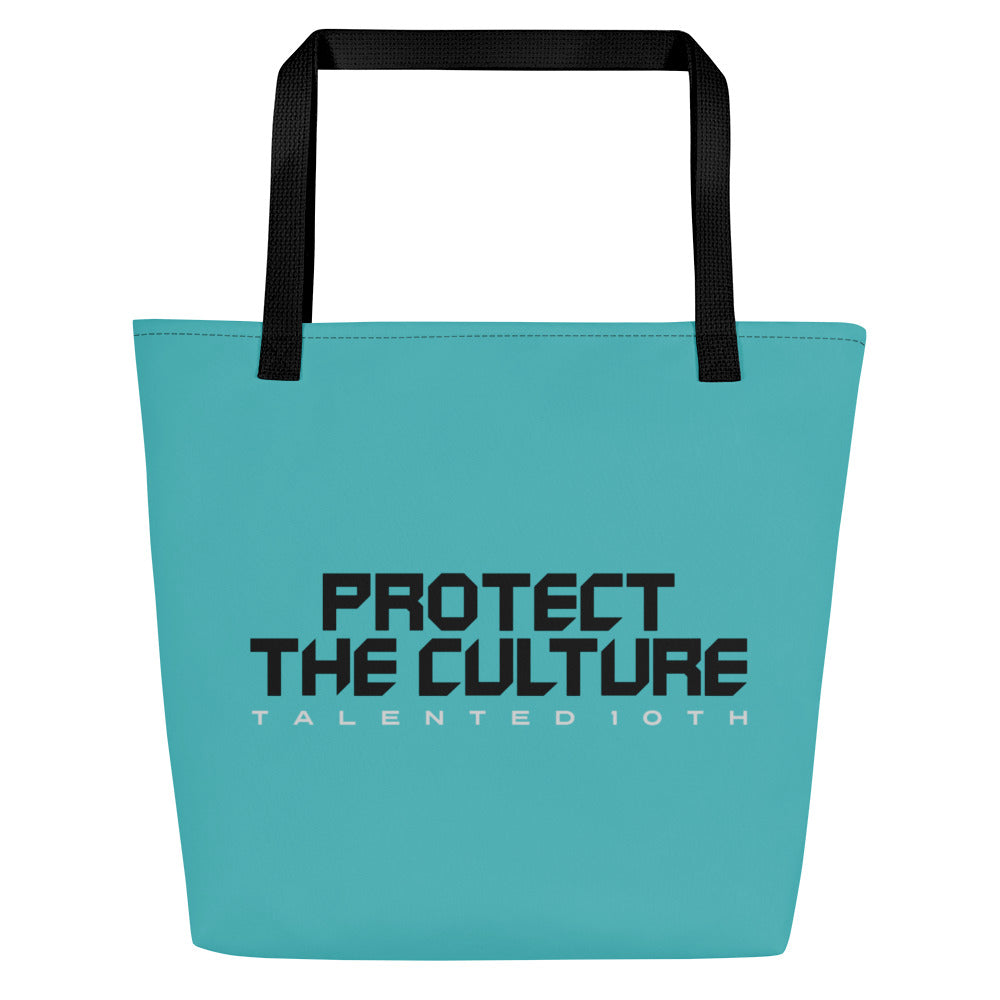 Minimalist All-Over Print Large Tote Bag