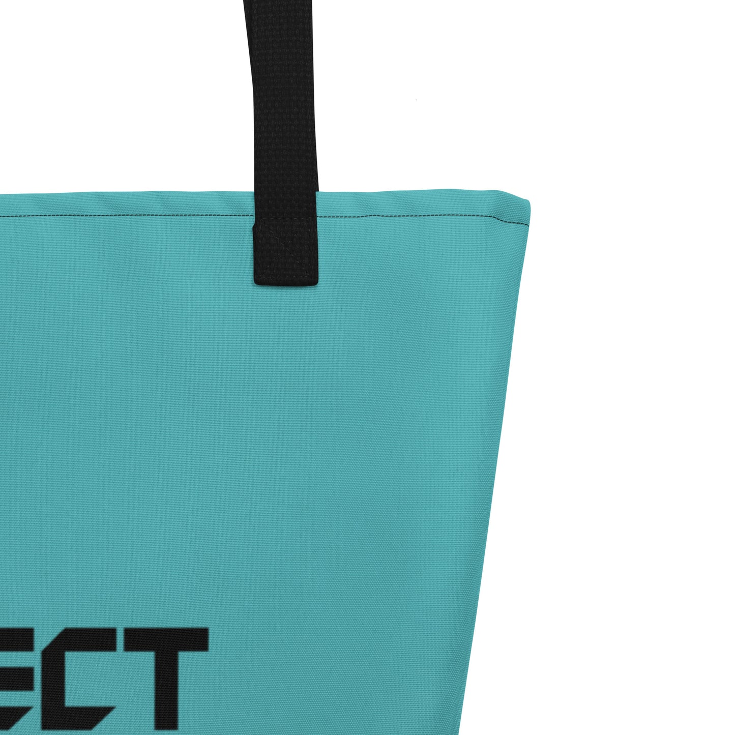 Minimalist All-Over Print Large Tote Bag