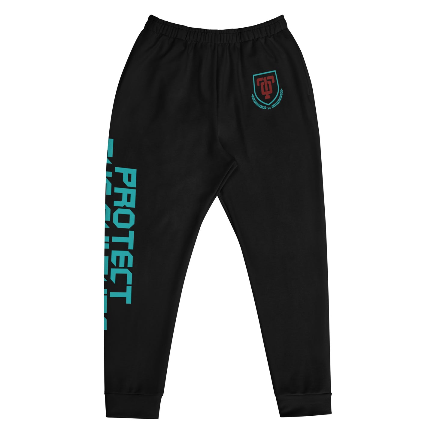 Minimalist Black & Teal Men's Joggers