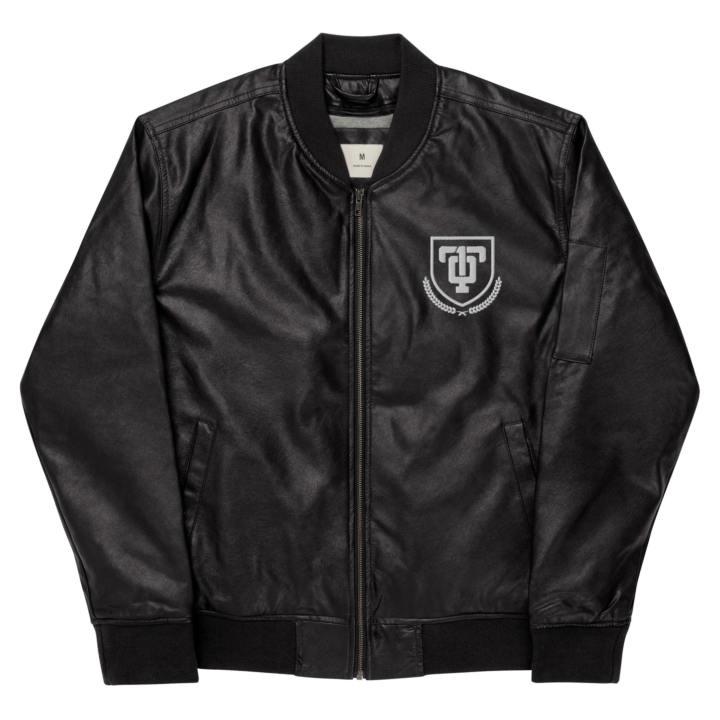 Leather Bomber Jacket