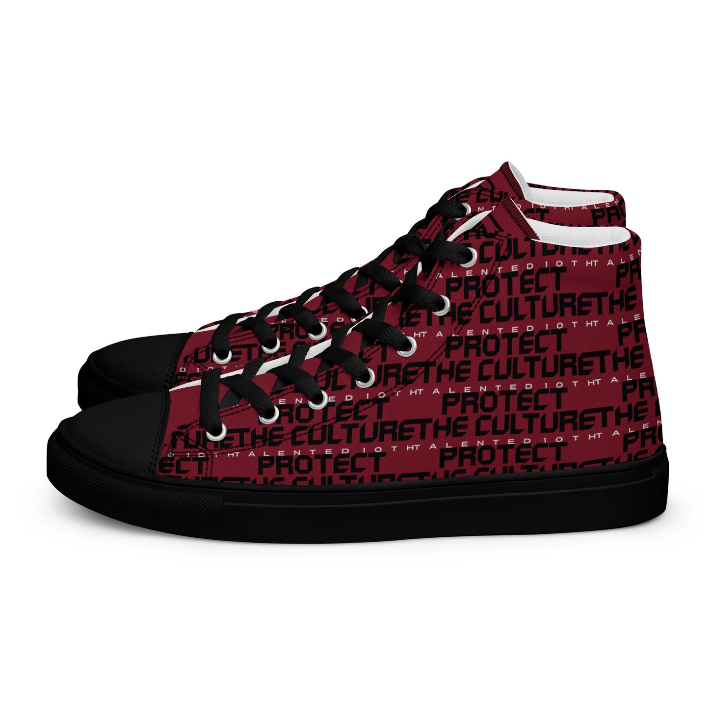 PTC high top canvas shoes