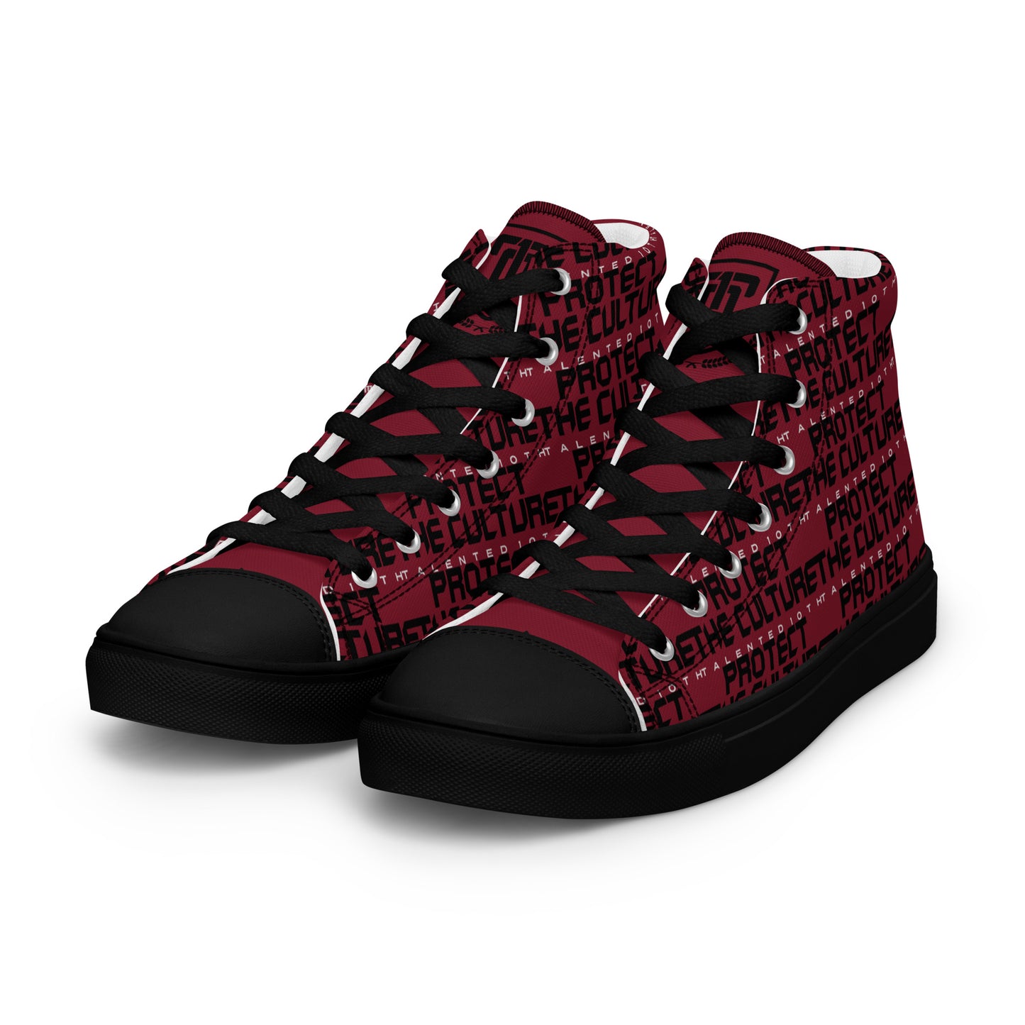 PTC high top canvas shoes