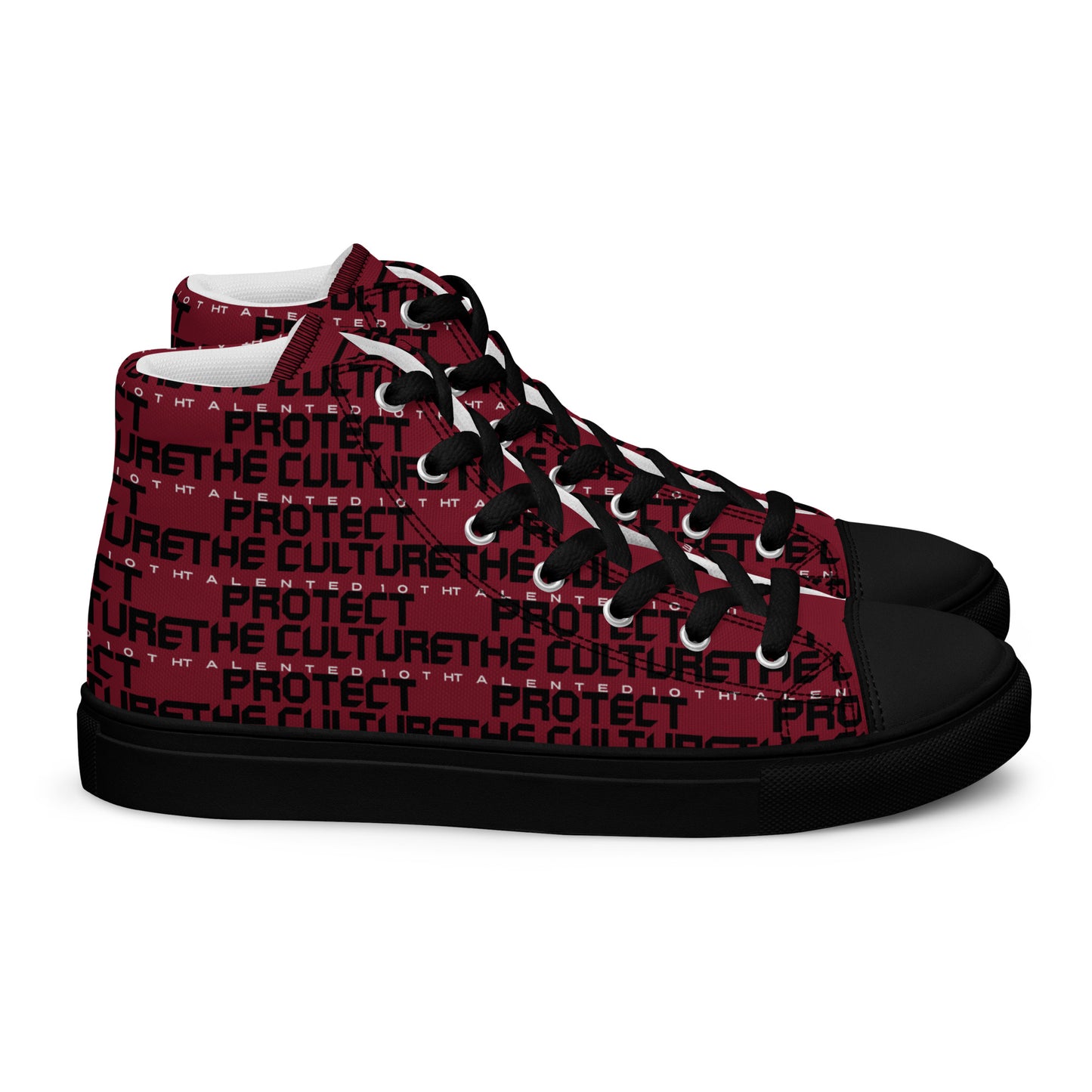 PTC high top canvas shoes