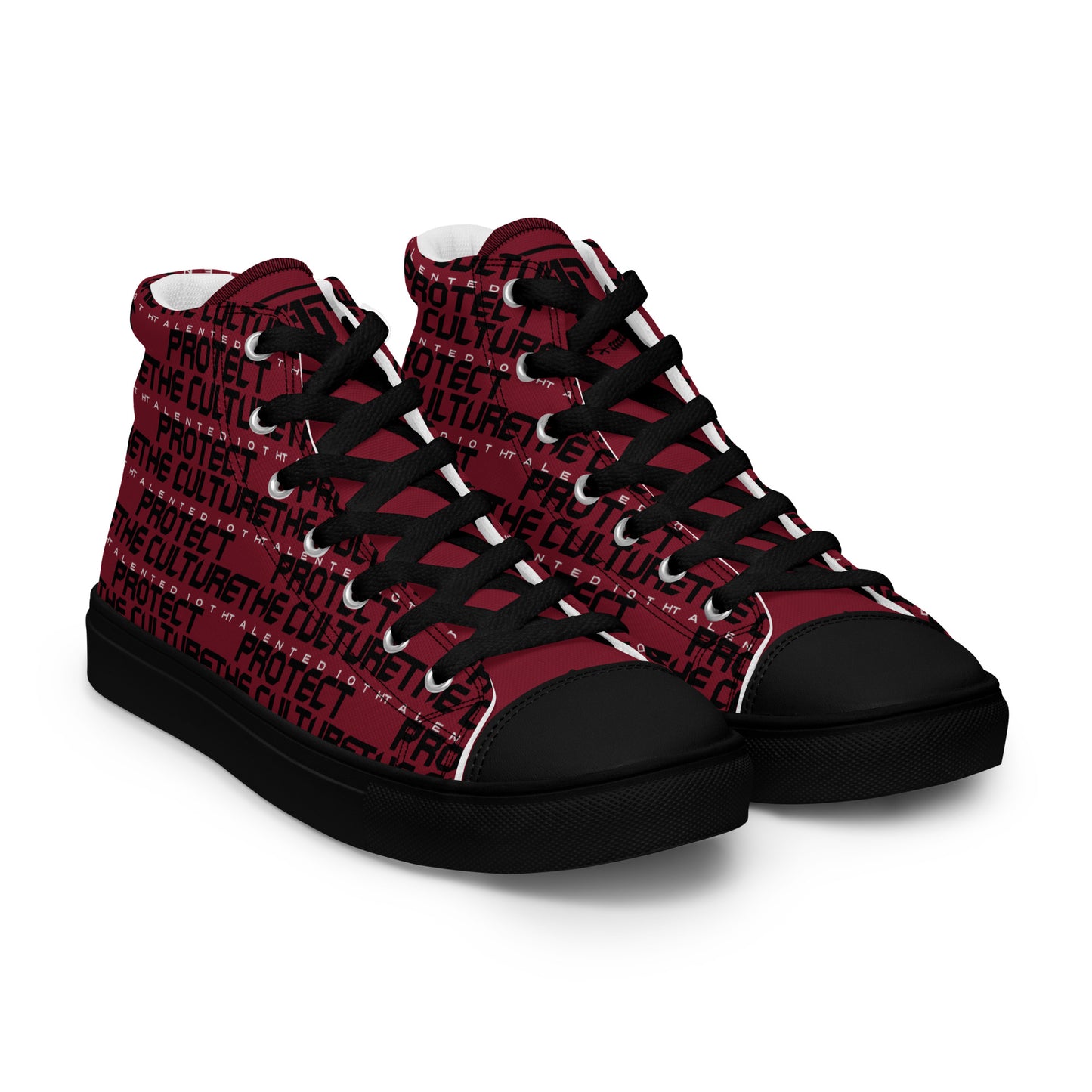 PTC high top canvas shoes