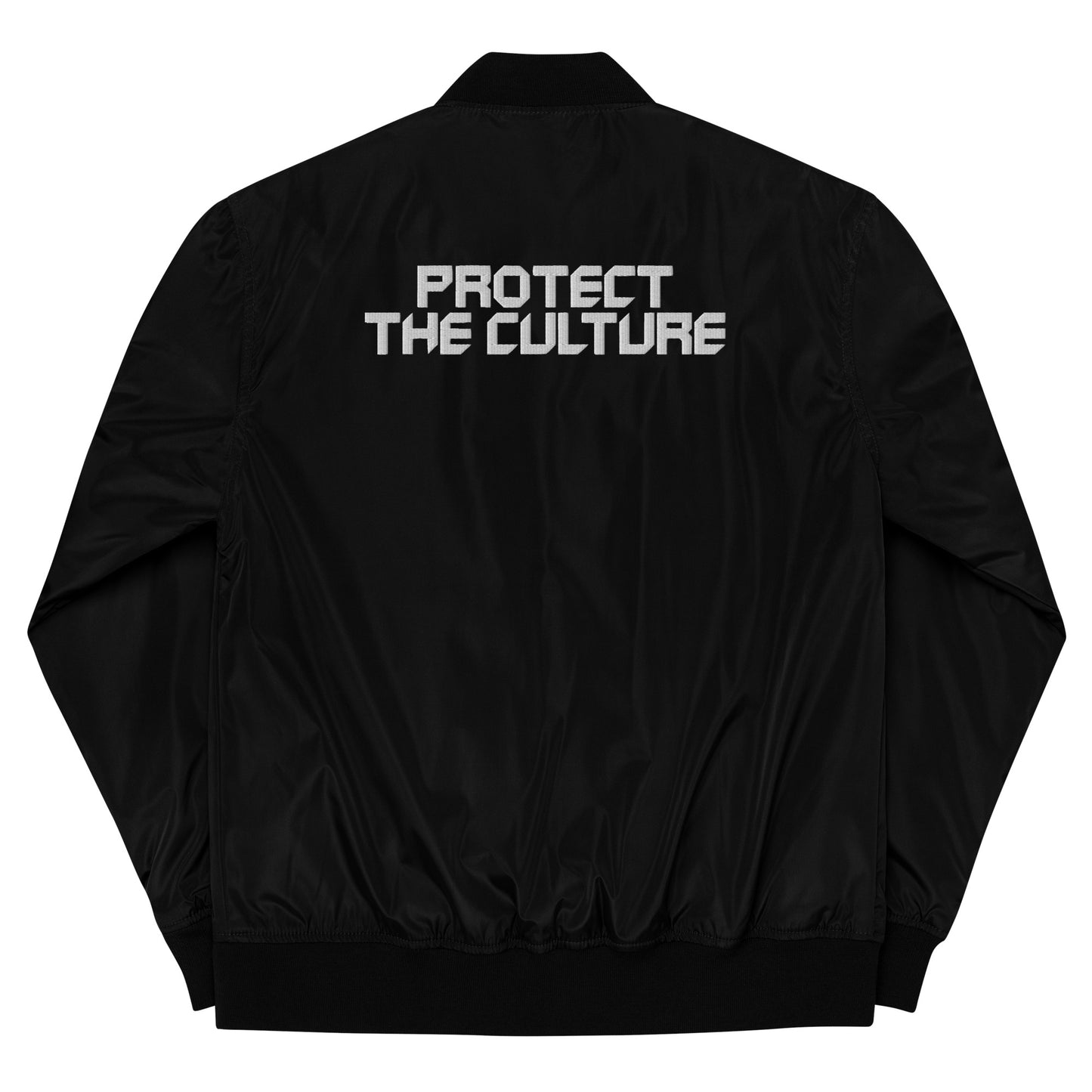 Minimalist Premium recycled bomber jacket