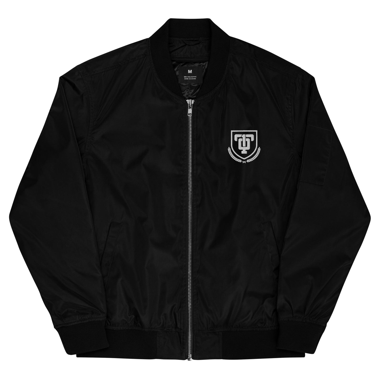 Minimalist Premium recycled bomber jacket