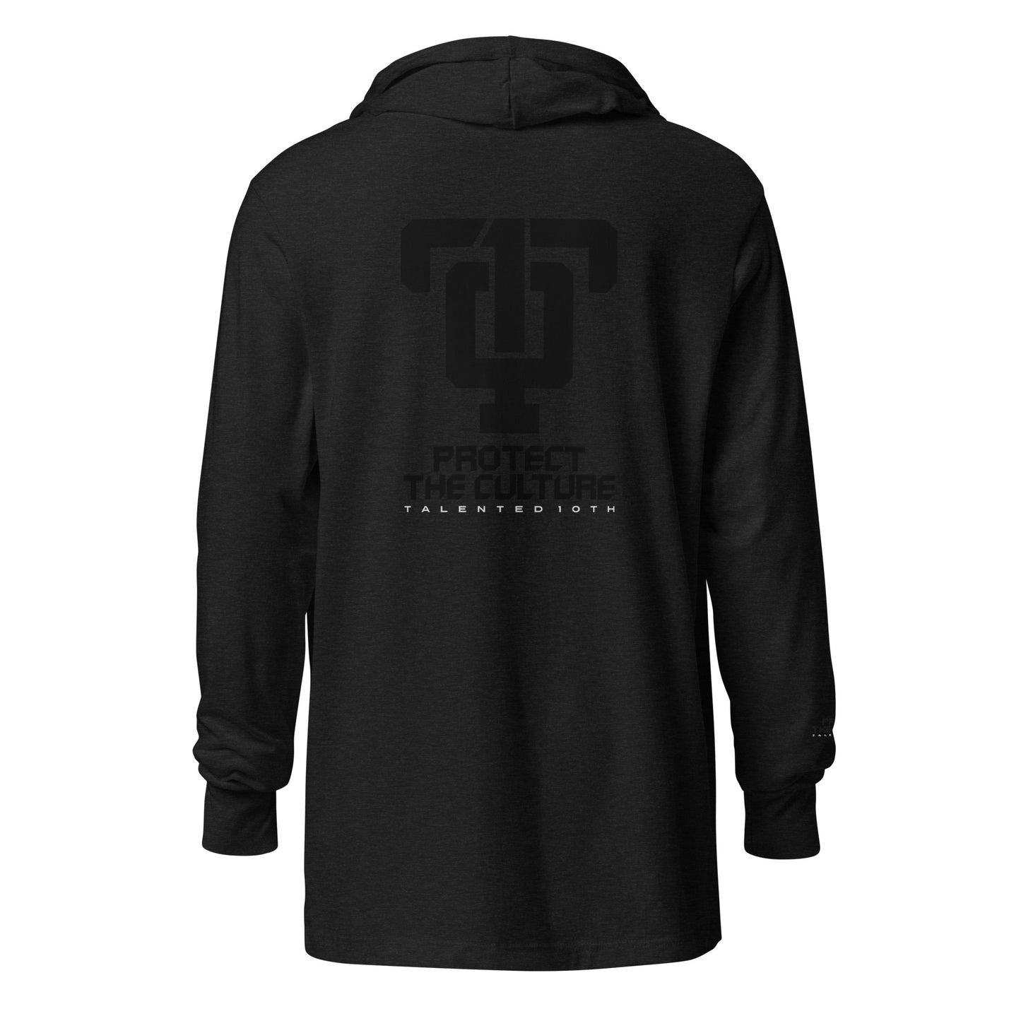 Hooded long-sleeve tee