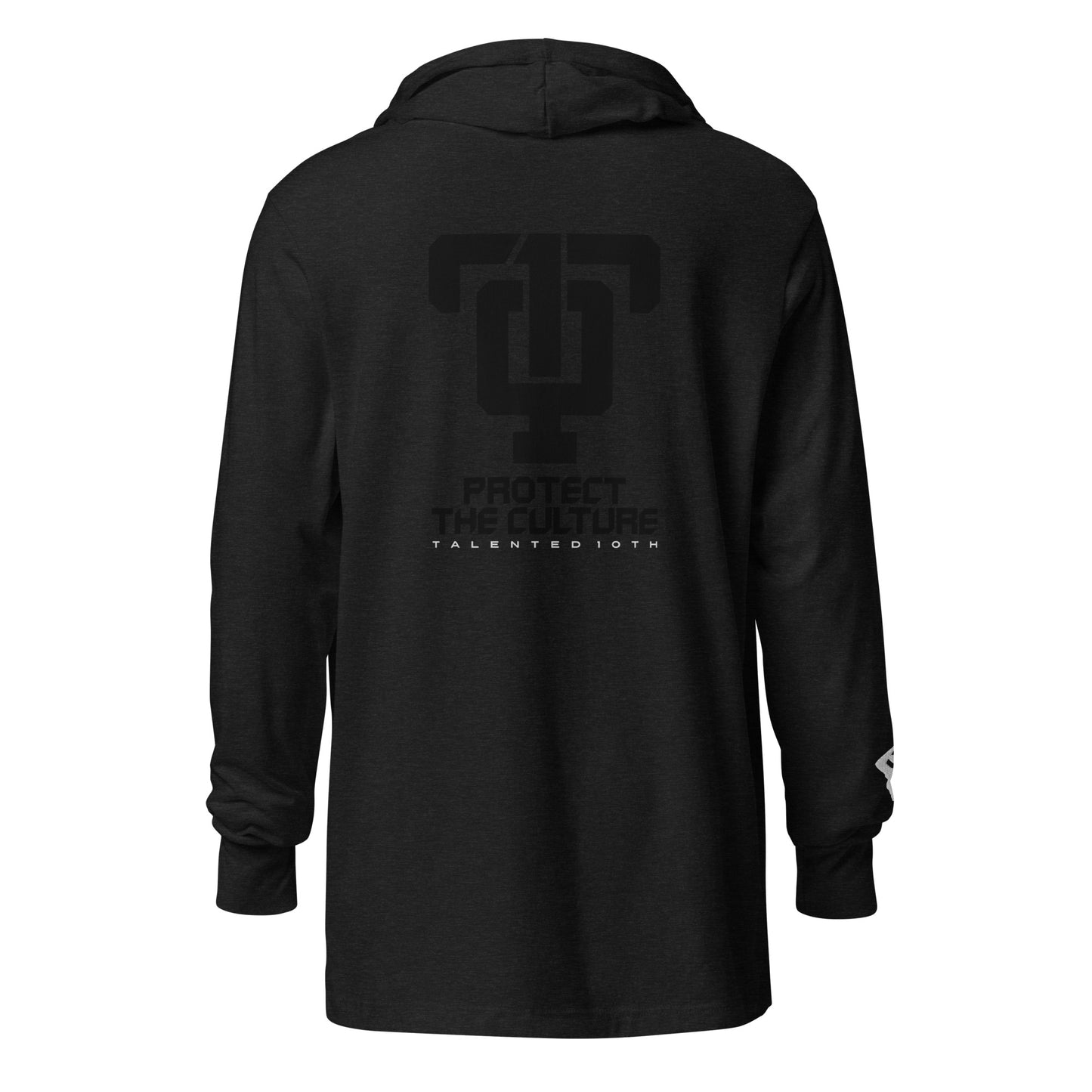 Hooded long-sleeve tee