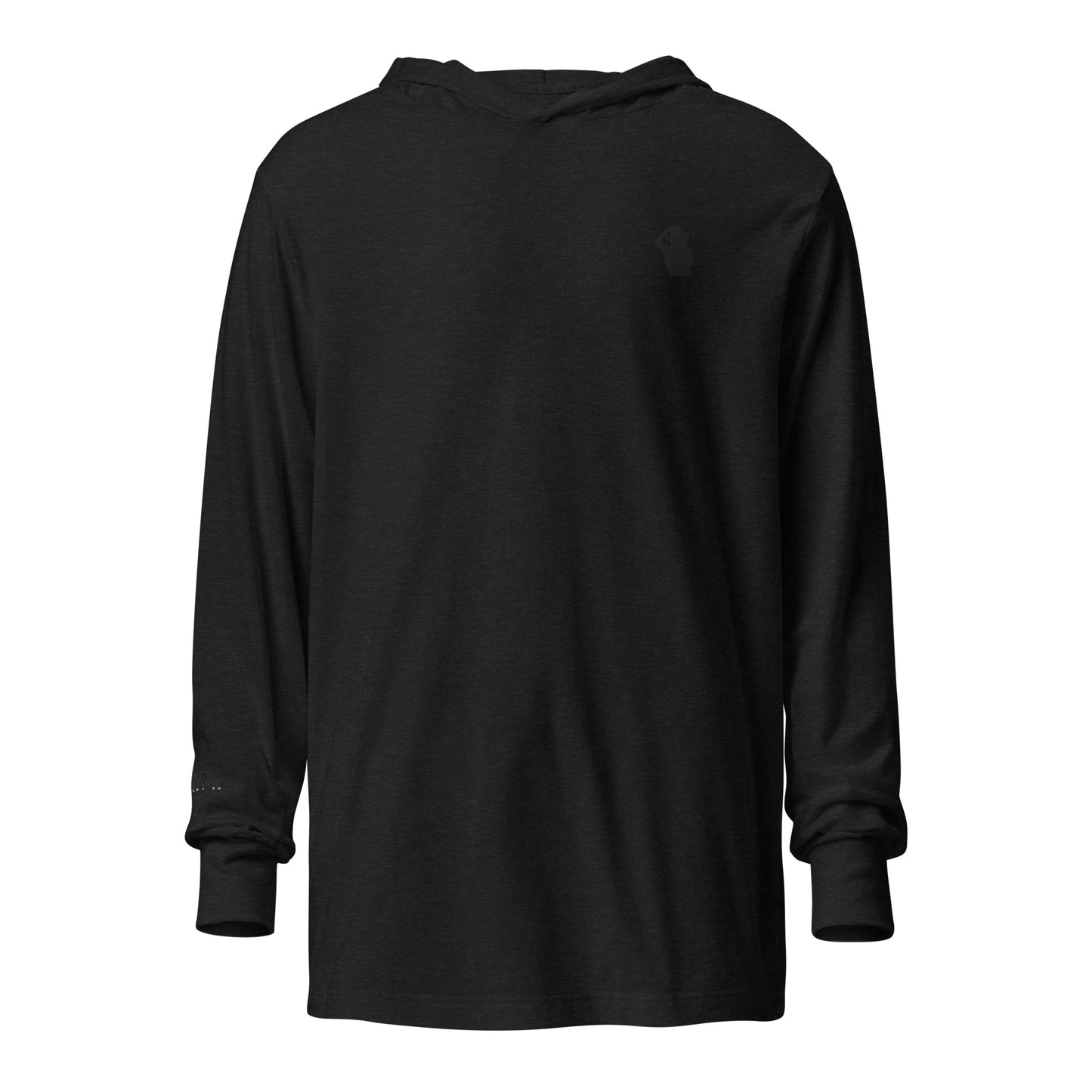 Hooded long-sleeve tee