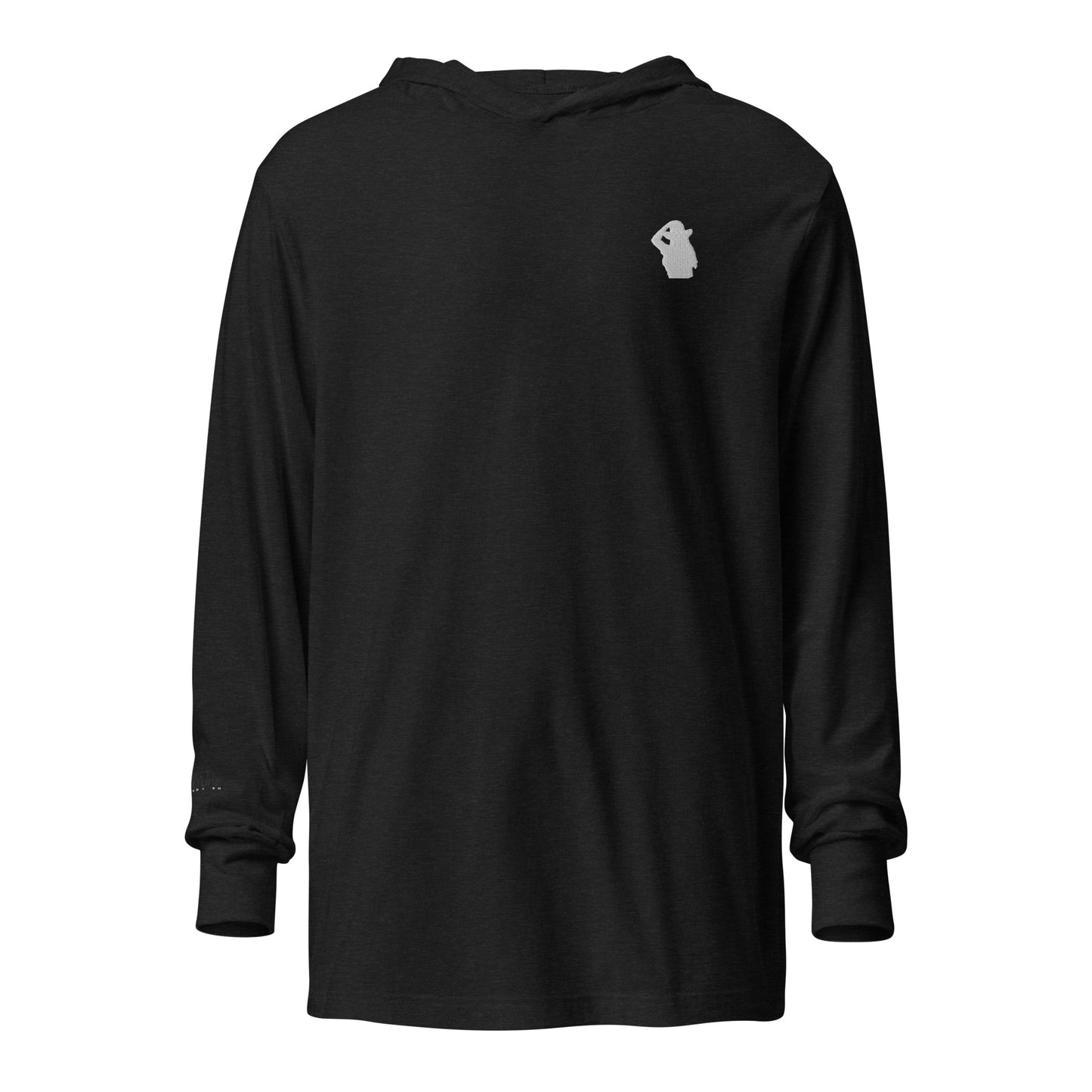 Hooded long-sleeve tee