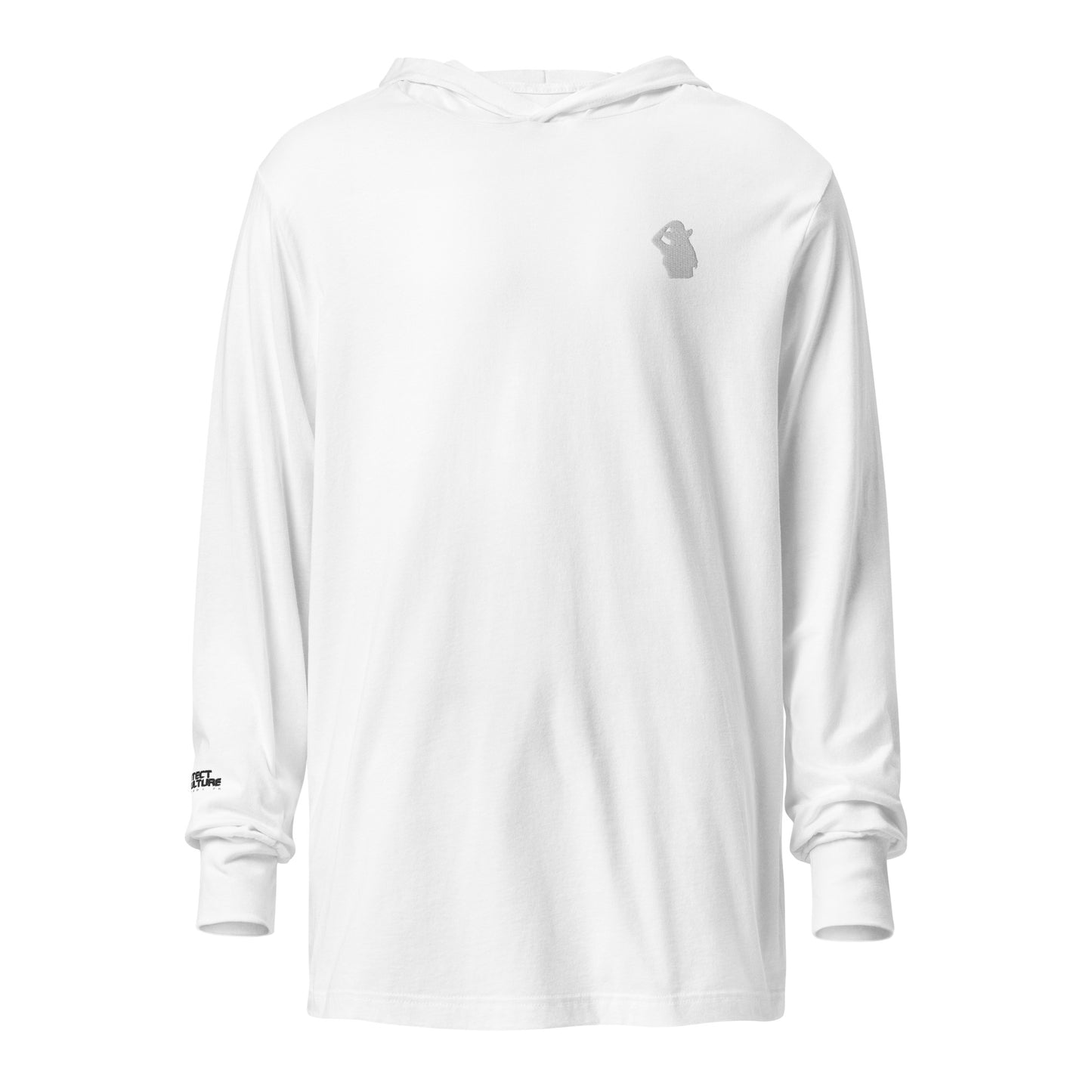 Hooded long-sleeve tee