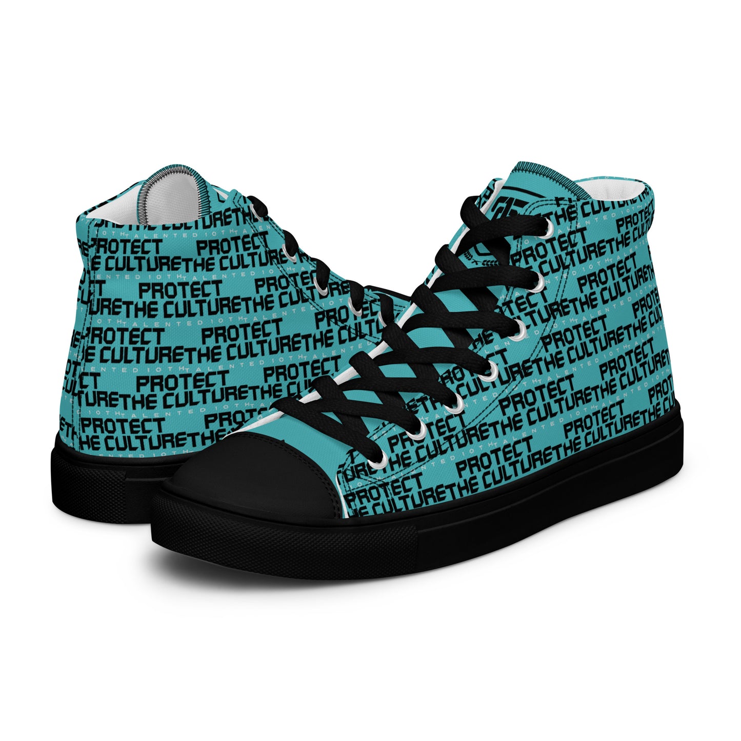 Women’s high top canvas shoes