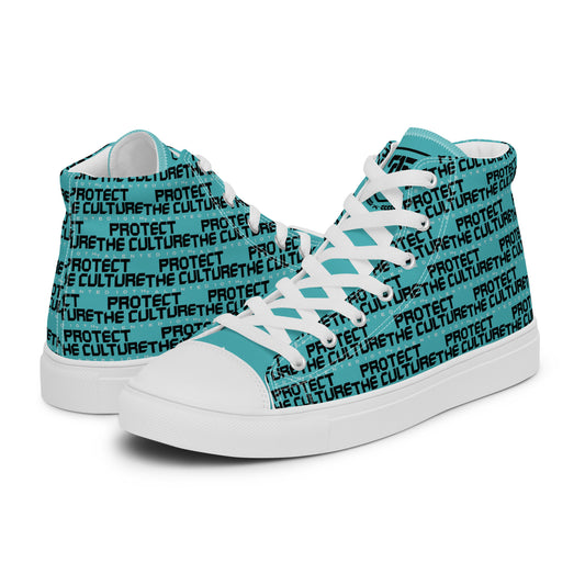 Women’s high top canvas shoes